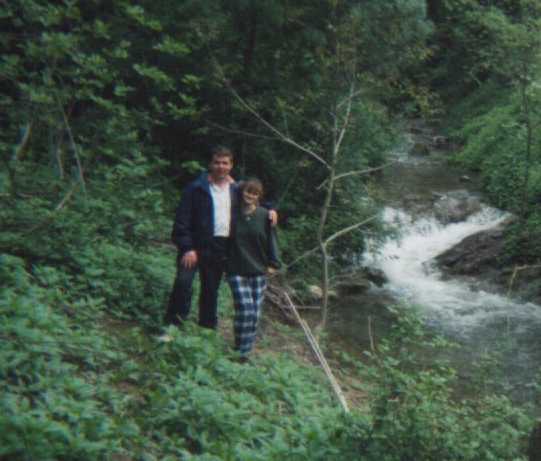Scott and Erin during hike