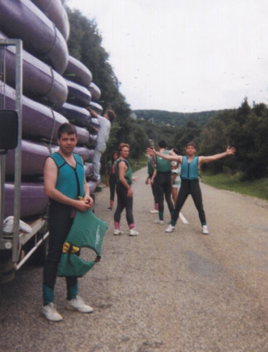 getting ready for the 2nd day of Kayaking