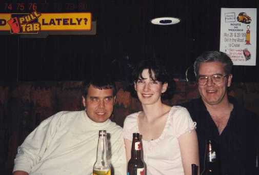 Naomi, Bro and me at Hankys